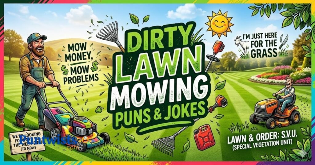 Dirty Lawn Mowing Puns And Jokes