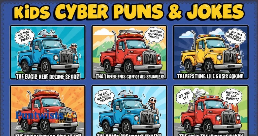 Kids Cyber Truck Puns And Jokes