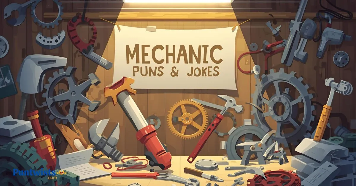 382 + Funny Mechanic Puns & Jokes One-Liner 2026 (Puntwists)