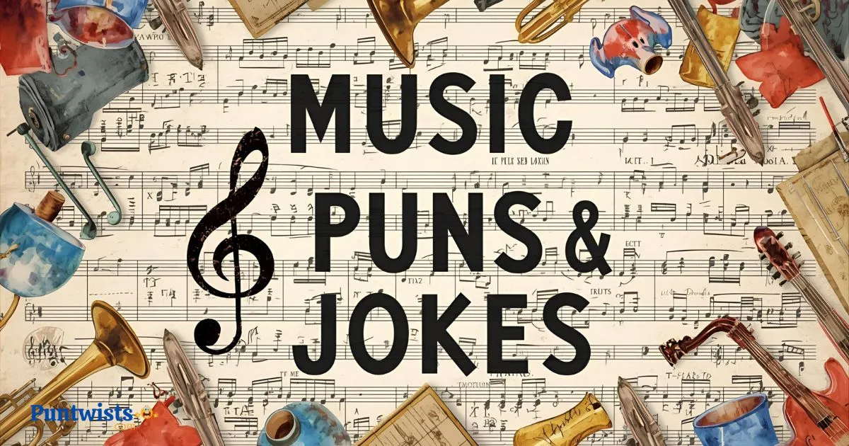 260 + Funny Music Puns & Jokes For 2026 (Puntwists)