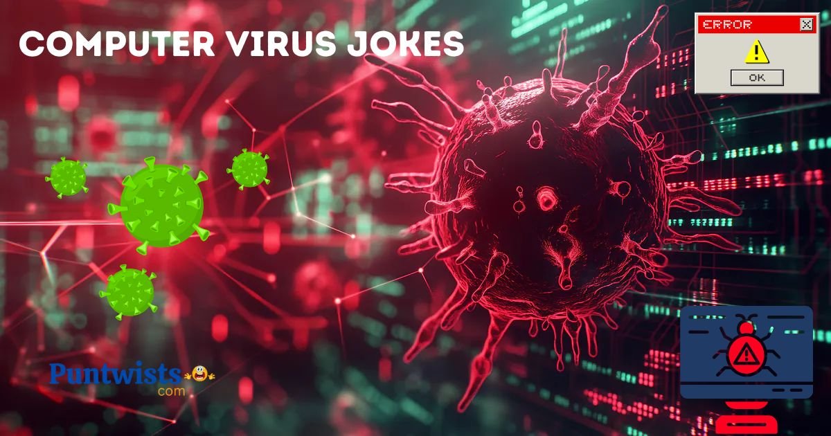 265+Computer Virus Jokes To Make You LOL!(Puntwists.com)2026