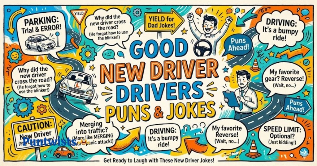 Good New Driver Puns And Jokes