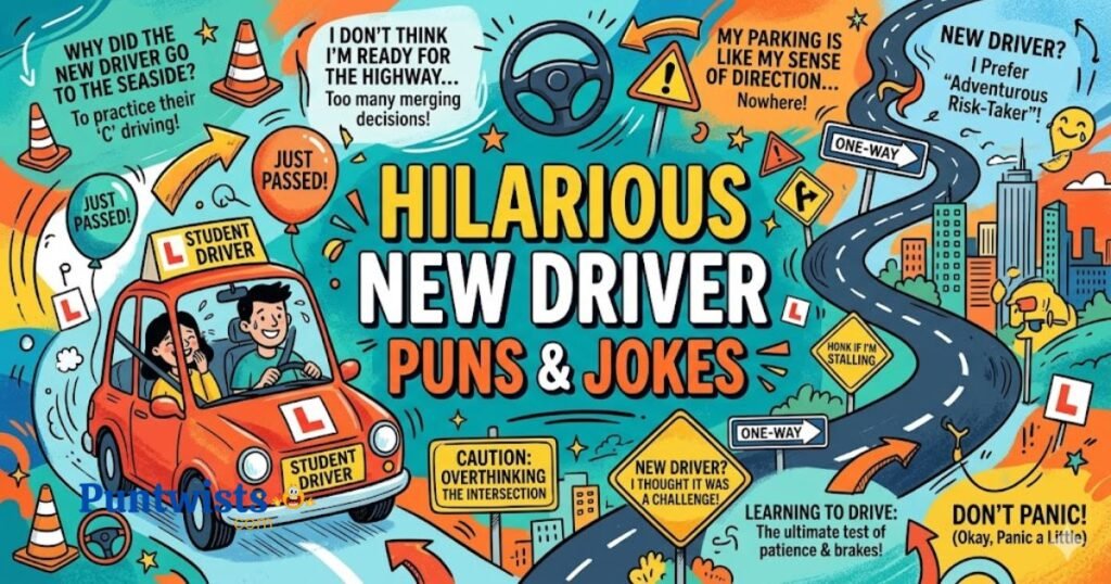 Hilarious New Driver Puns And Jokes