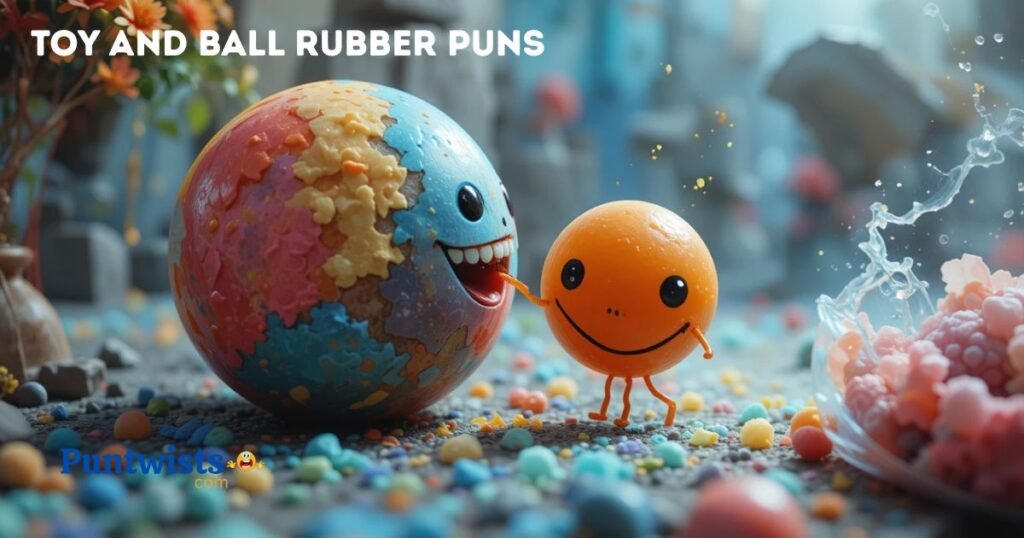 Toy And Ball Rubber Puns