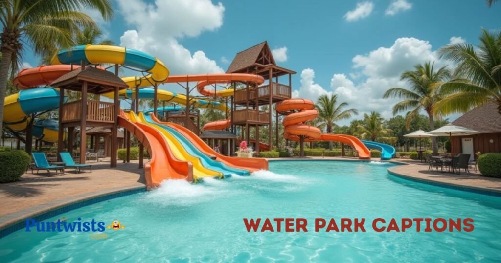 Water Park Captions