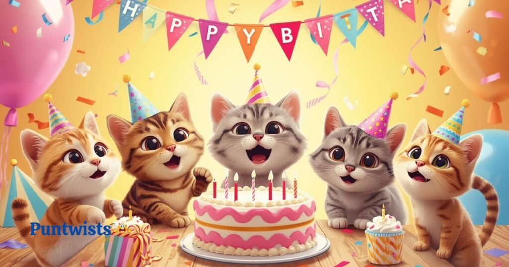 Cute Cat Puns Birthday