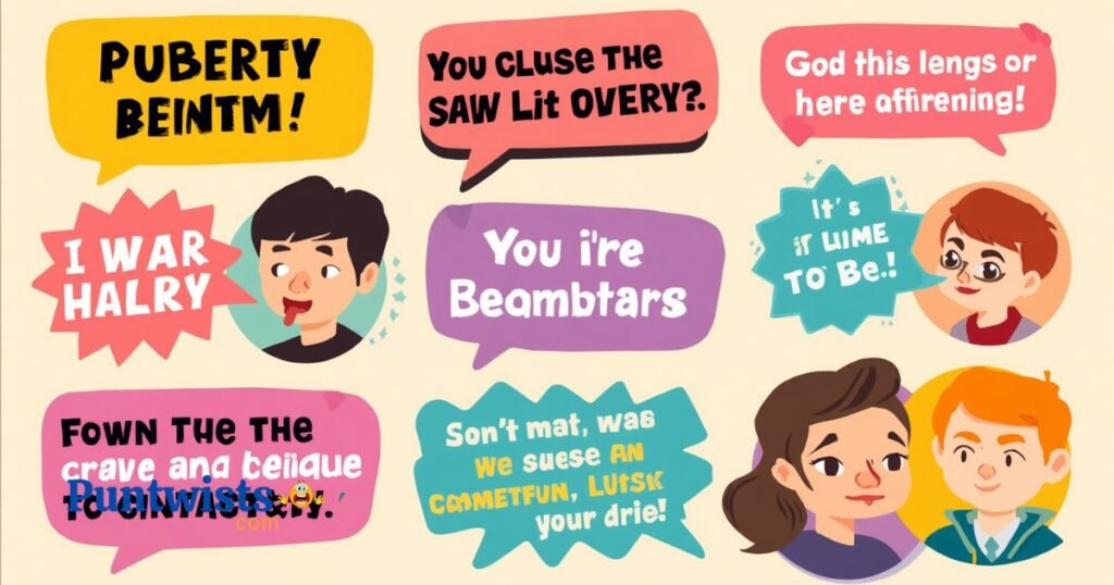 Funny Puberty Puns Captions