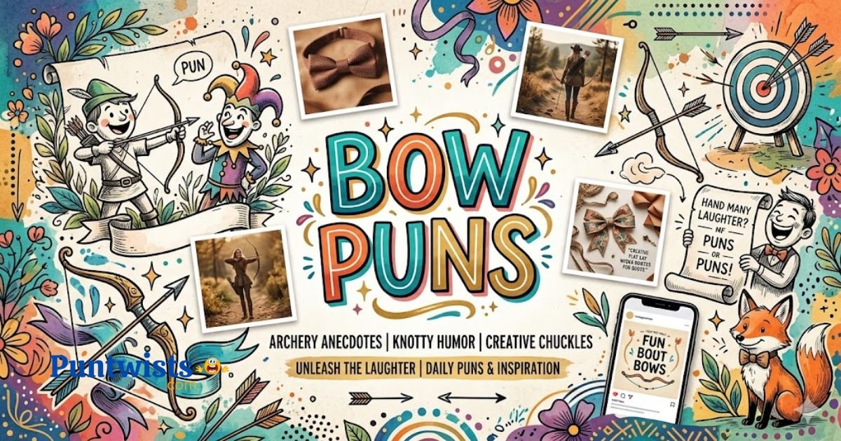 445+ 🎀Bow Puns That String You Along In The Best Way! 2026