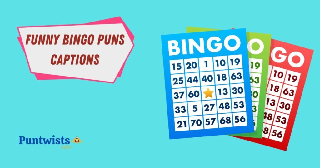 Funny Bingo Puns Captions