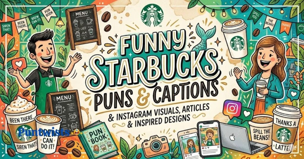 Funny Starbucks Puns Captions