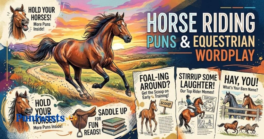 Horse Riding Puns And Equestrian Wordplay
