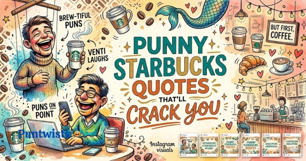 Punny Starbucks Quotes Thatll Crack You
