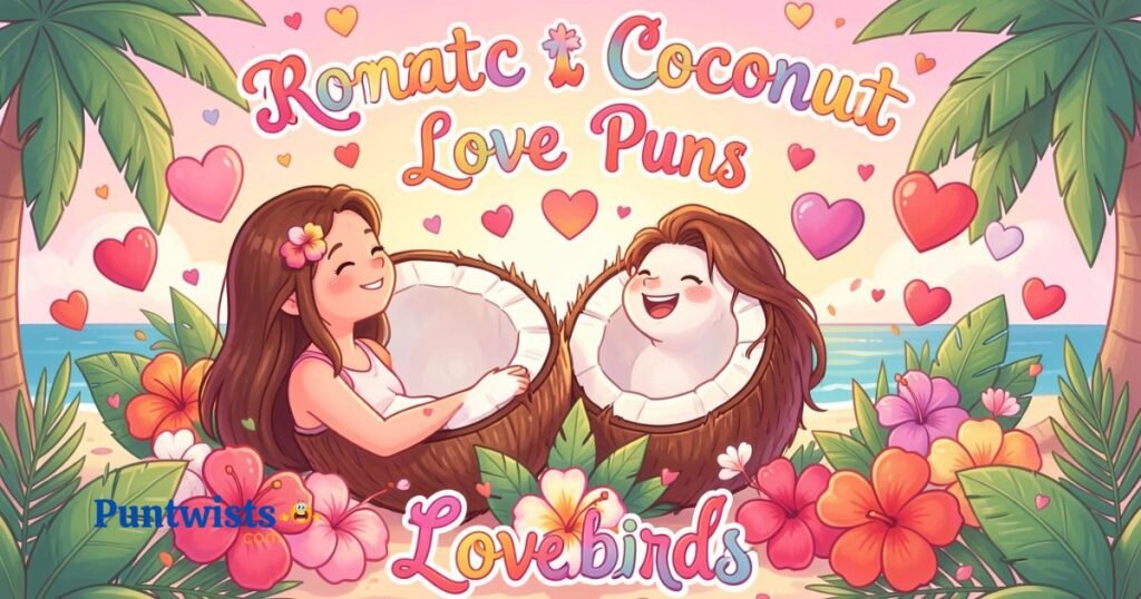 Romantic Coconut Puns For Lovebirds