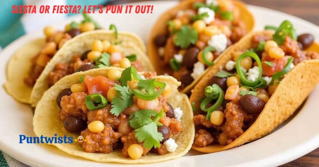 Siesta Or Fiesta Lets Pun It Out