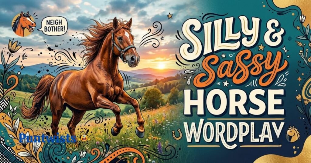 Silly And Sassy Horse Wordplay