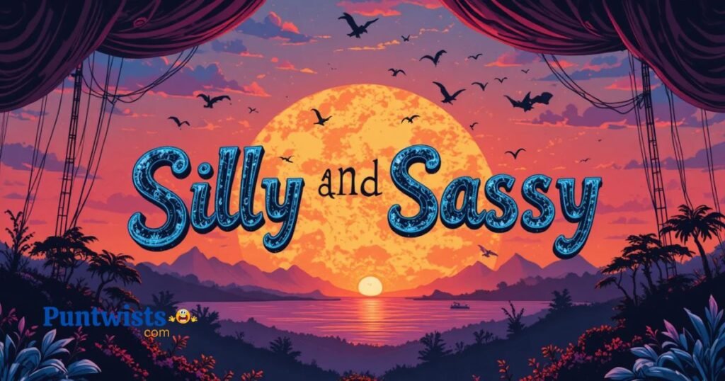 Silly And Sassy Sunset Wordplay