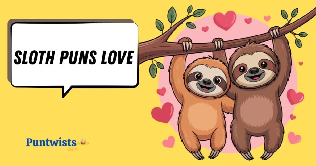 Sloth Puns Love