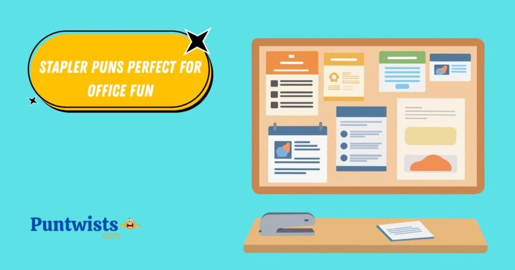 Stapler Puns Perfect For Office Fun