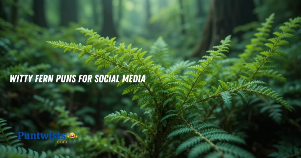 Witty Fern Puns For Social Media