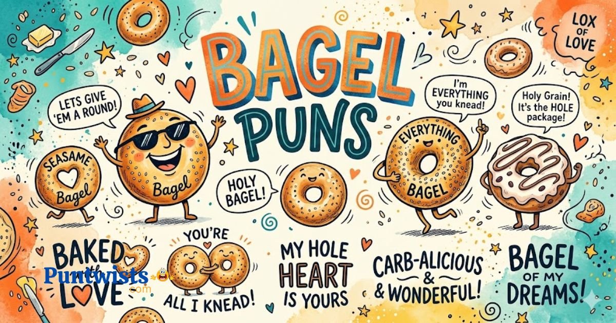 250+Bagel Puns, Funny Jokes That’ll Make You LOL In 2026!