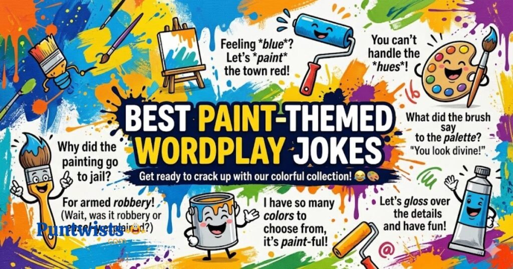 Best Paint Themed Wordplay Jokes