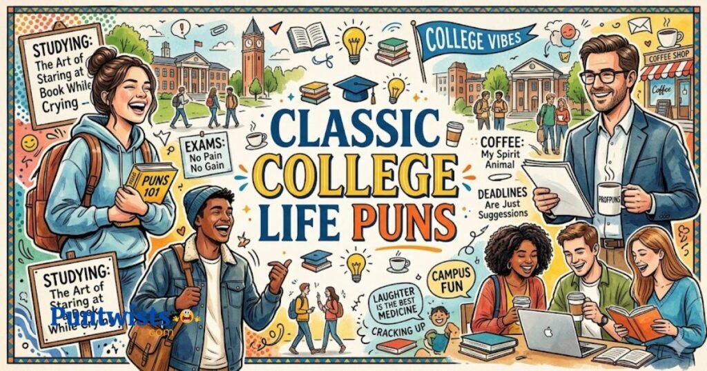 Classic College Life Puns