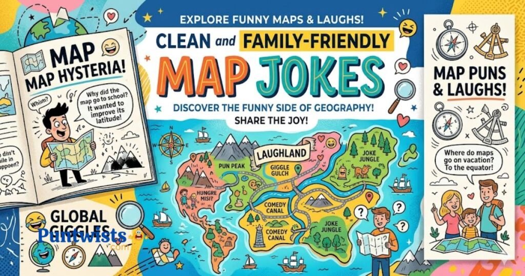 Clean And Family Friendly Map Jokes