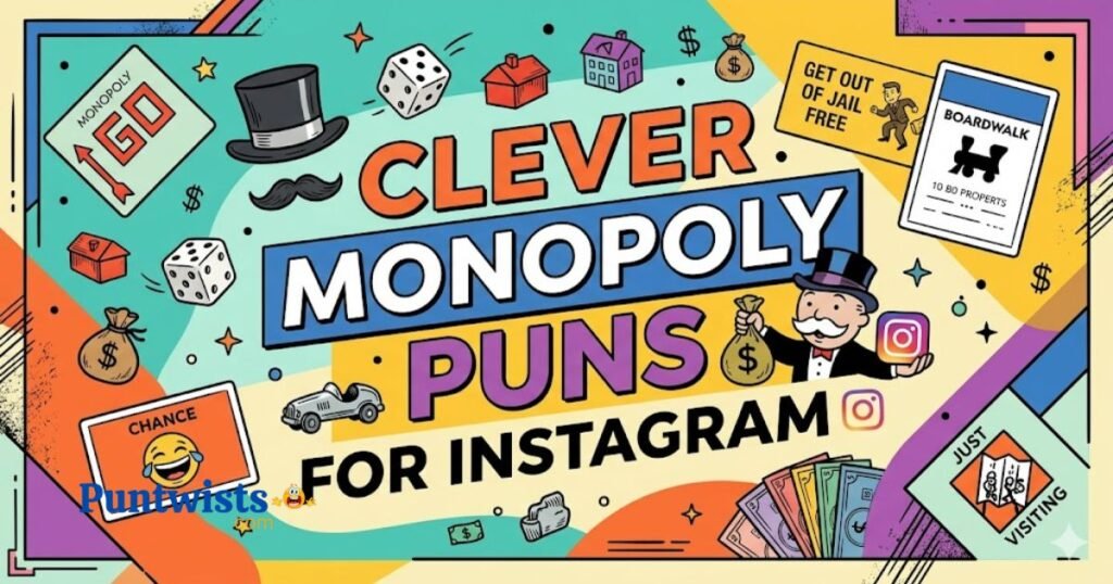 Clever Monopoly Puns For Instagram