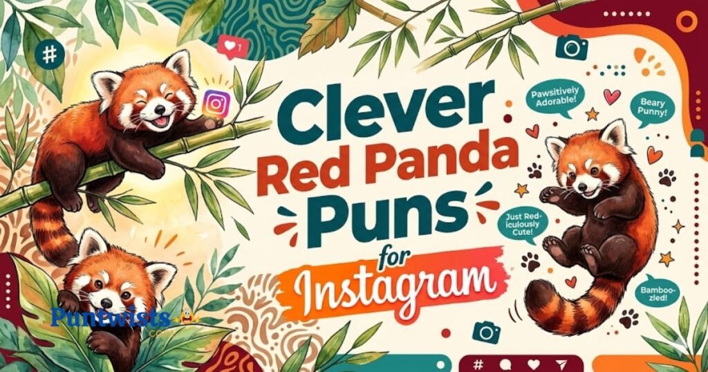 Clever Red Panda Puns For Instagram