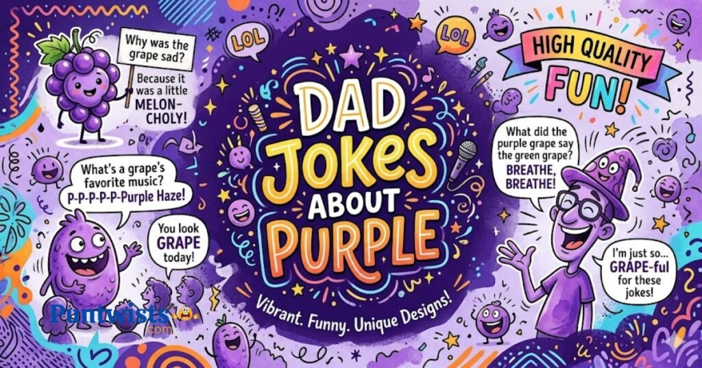 Dad Jokes About Purple