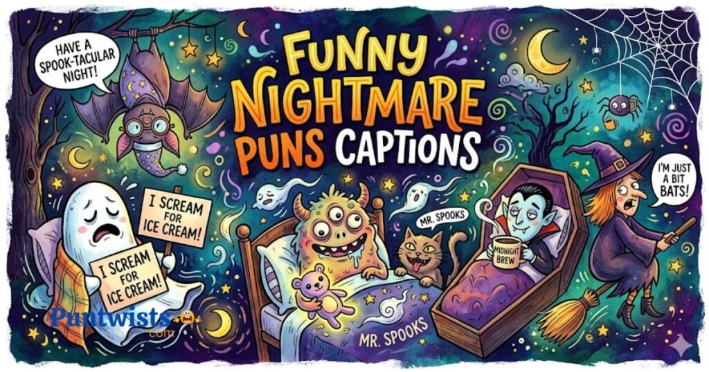 Funny Nightmare Puns Captions