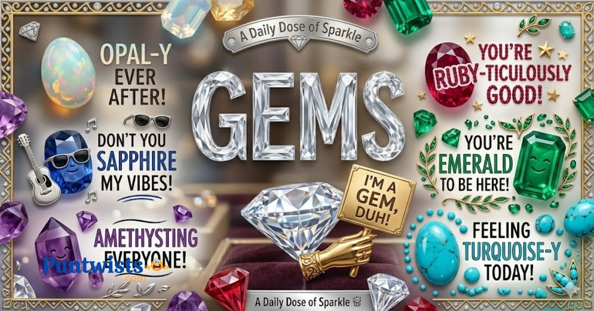 255+💎Gem Puns : One-Liners For Instagram & Captions! 2026