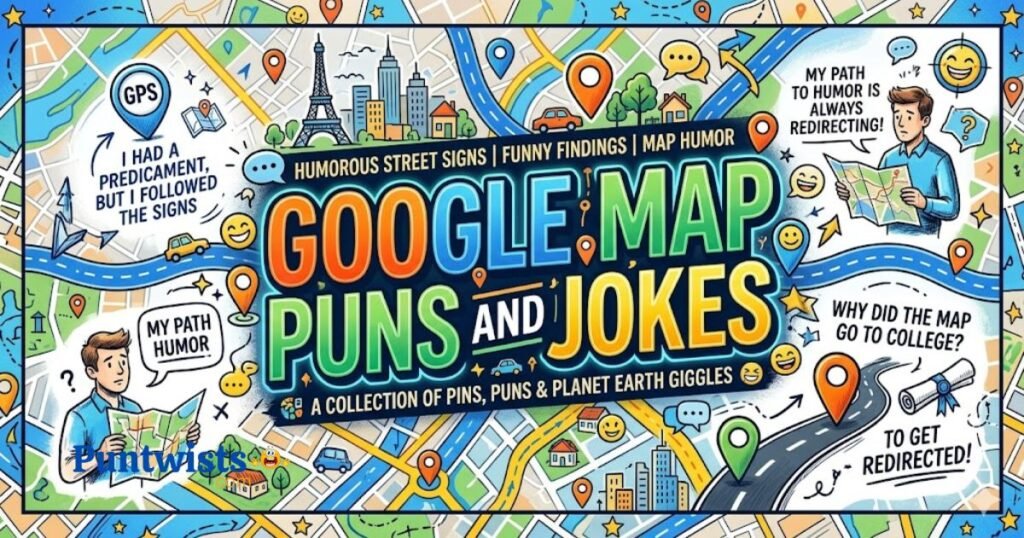 Google Map Puns And Jokes