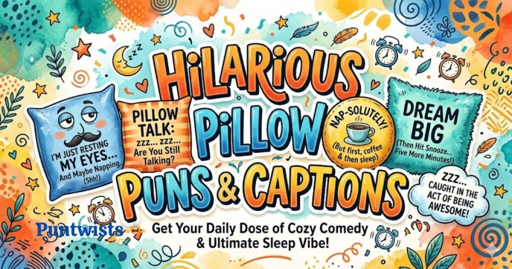 Hilarious Pillow Puns And Captions