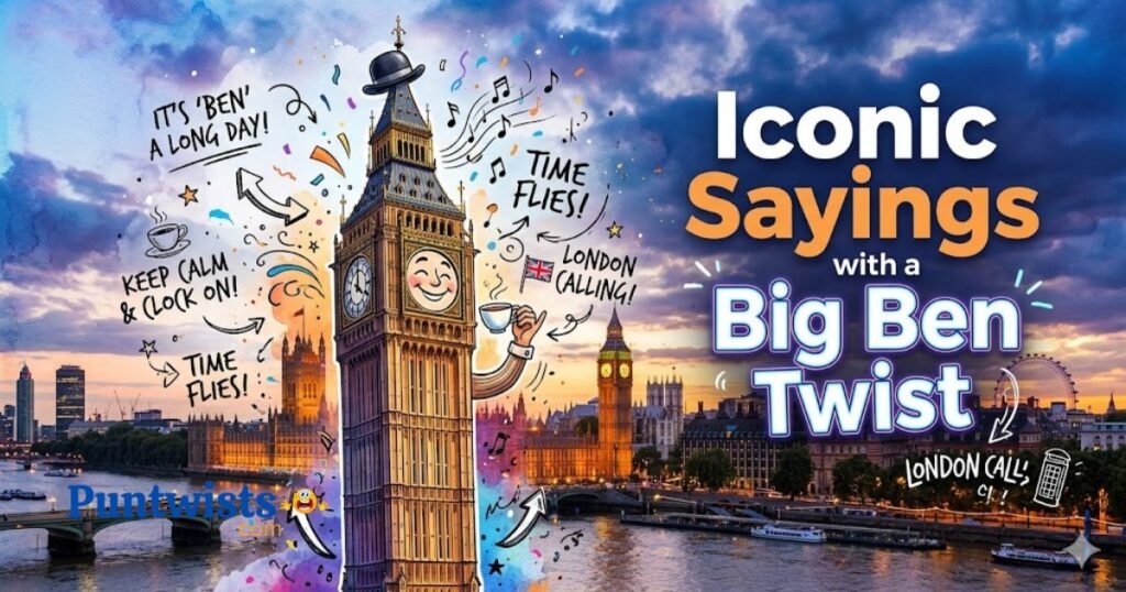 Iconic Sayings With A Big Ben Twist