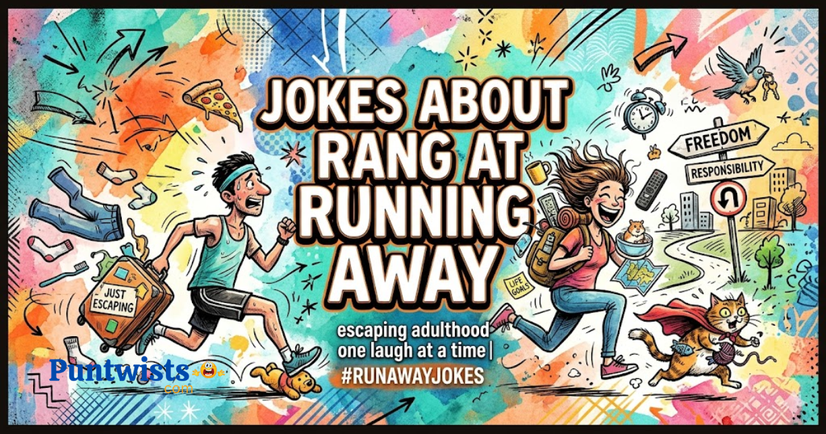 195+🏃Jokes About Running Away Jokes That’ll Make You😂!