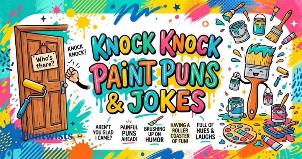 Knock Knock Paint Puns And Jokes
