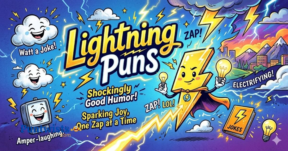 295+Lightning Puns That Strike Funny Clever & Shocking Jokes!