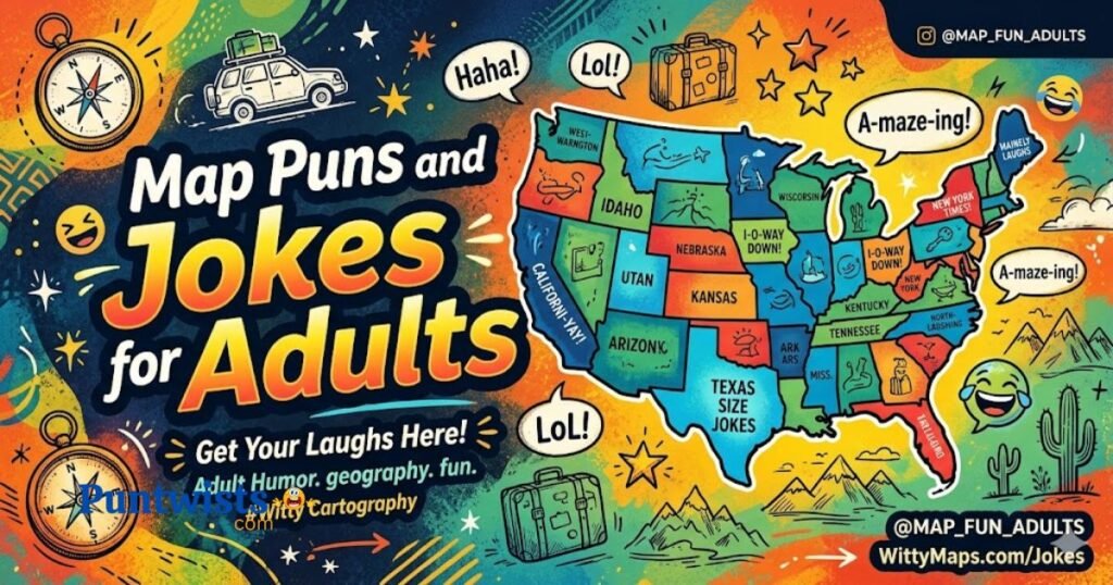 Map Puns And Jokes For Adults