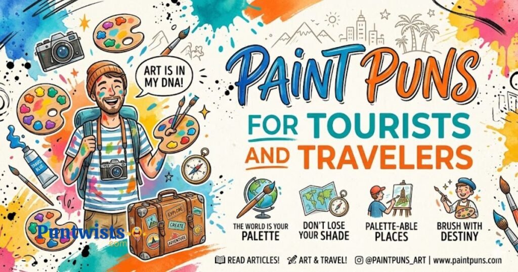 Paint Puns For Tourists And Travelers