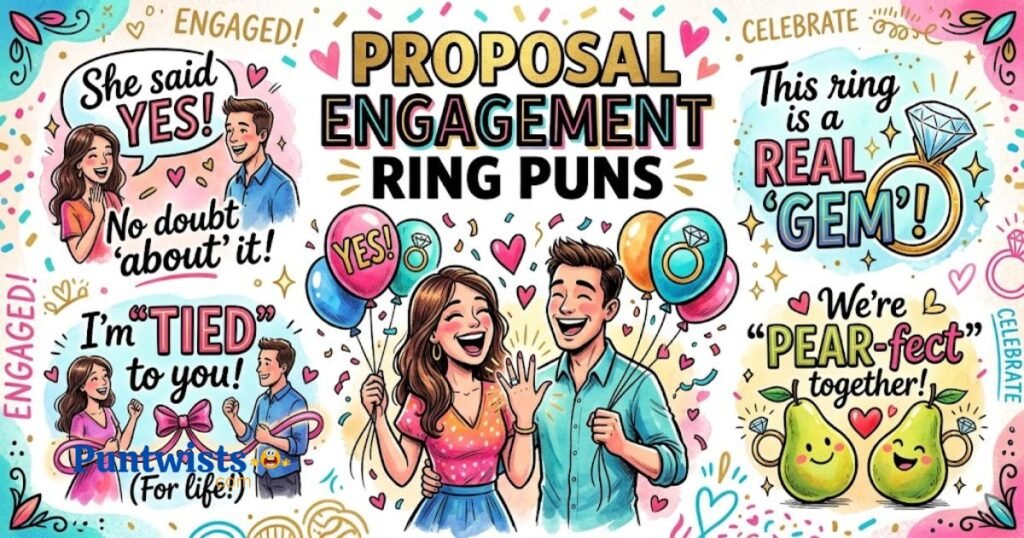 Proposal Engagement Ring Puns