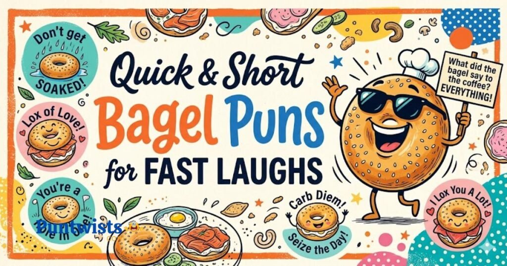 Quick And Short Bagel Puns For Fast Laughs