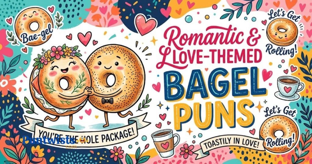 Romantic And Love Themed Bagel Puns