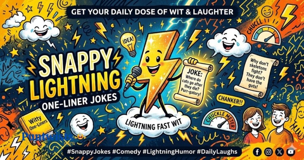Snappy Lightning One Liner Jokes