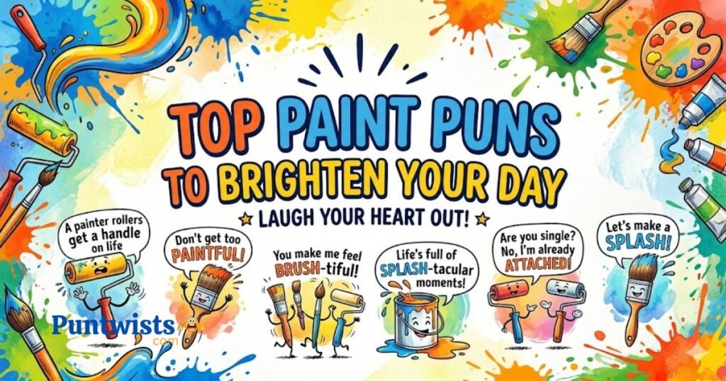 Top Paint Puns To Brighten Your Day