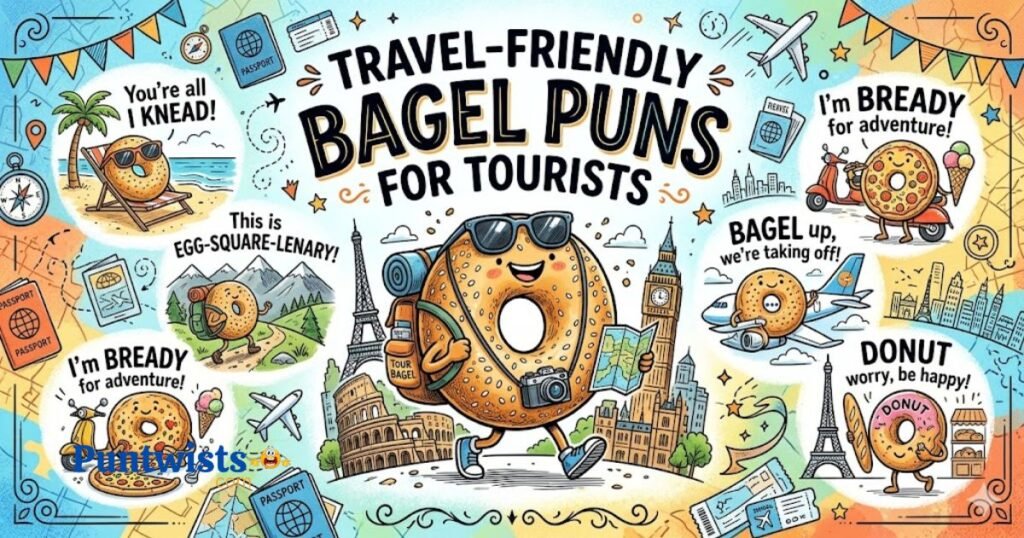 Travel Friendly Bagel Puns For Tourists