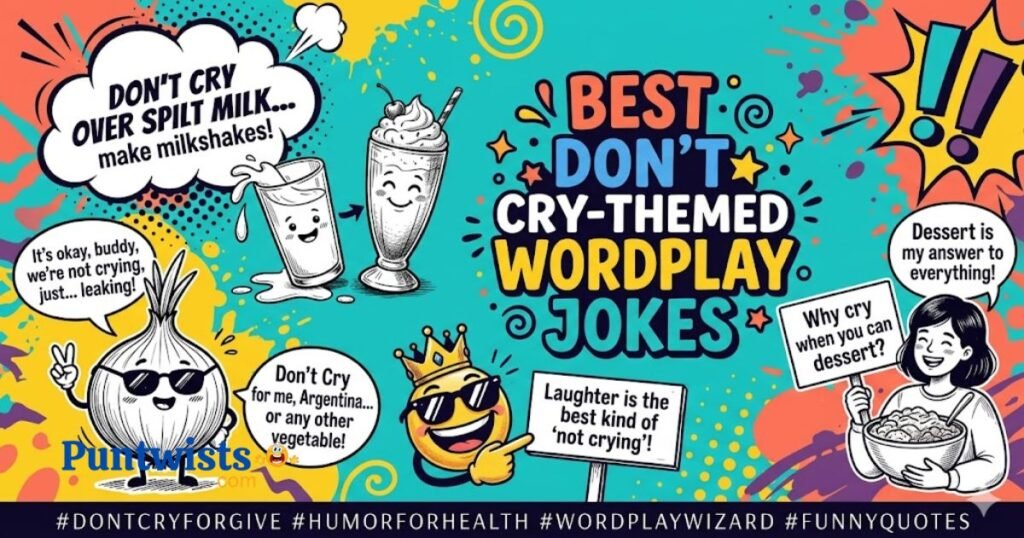 Best Dont Cry Themed Wordplay Jokes