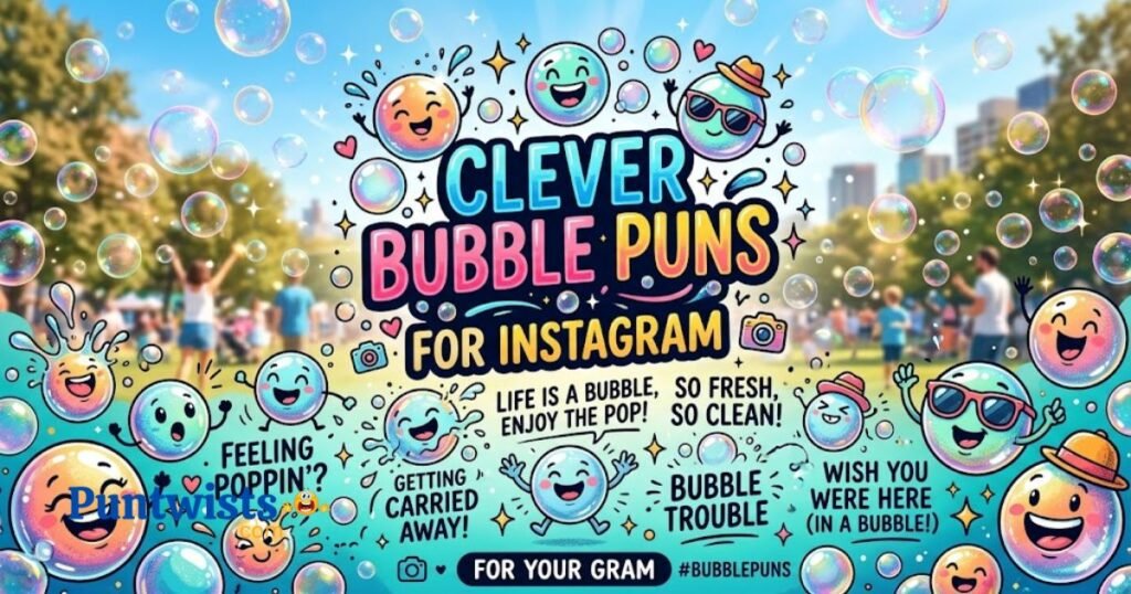 Clever Bubble Puns For Instagram