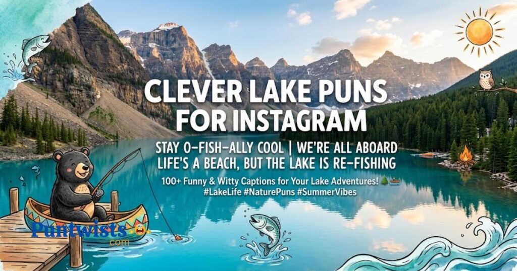 Clever Lake Puns For Instagram