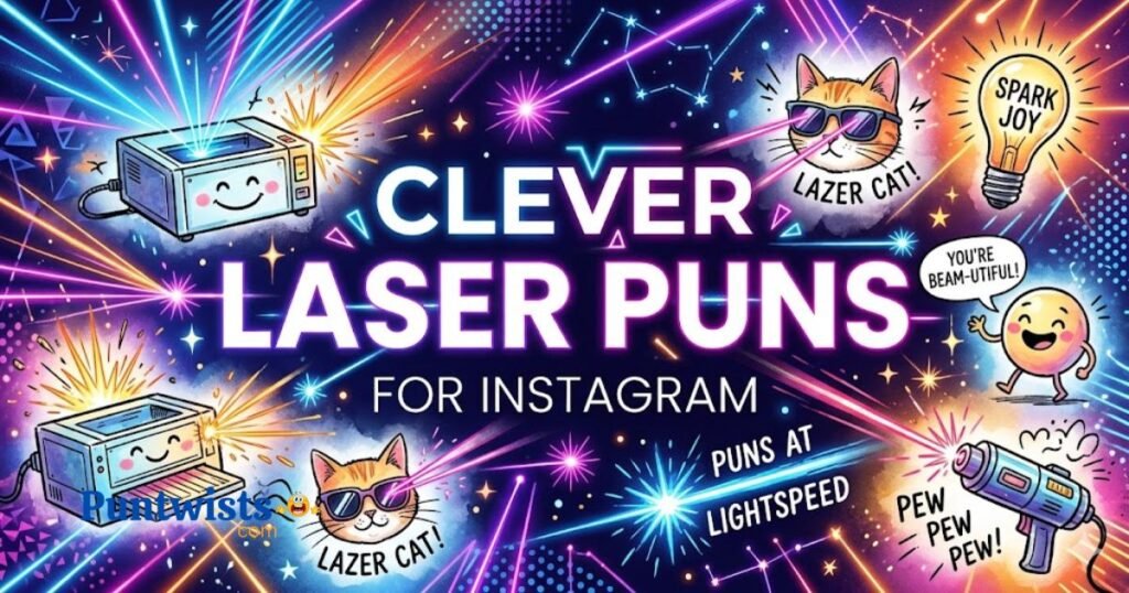 Clever Laser Puns For Instagram